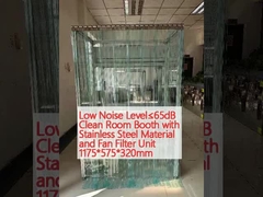 Low Noise Level≤65dB Clean Room Booth with Stainless Steel Material and Fan Filter Unit 1175*575*320mm