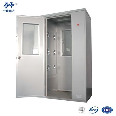 Cleaning Cleanroom Air Shower with Stainless Steel Material and Custom Overall Dimension