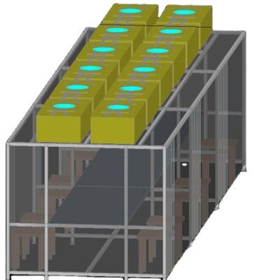 ISO 5 6 7 8 Dust Free Clean Room Booth 304 Stainless Steel GMP Modular ISO 5 6 7 8