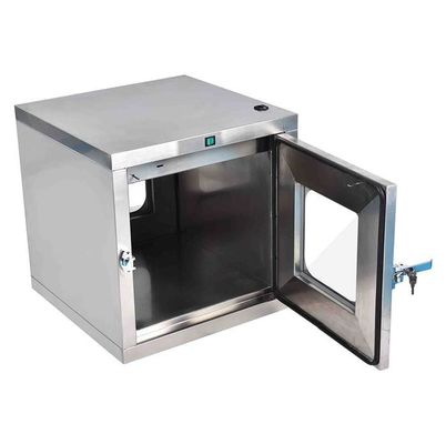 Customized Industry Air Shower Transfer Window Clean Room Pass Box Electronic Mechanical Interlock Stainless Steel