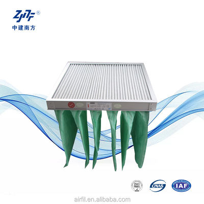 Synthetic Fiber Dust Collected Pocket Bag Filter For Improved Filtration Efficiency