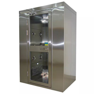 Sole Cleaning Machine People Cargo Clean Room Air Shower 6-24 Nozzles Double Side Stainless Steel