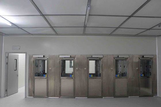 Prefabricated Modular Clean Room Class 100 1000 ISO 5 8 Soft PVC Curtain Wall Booth