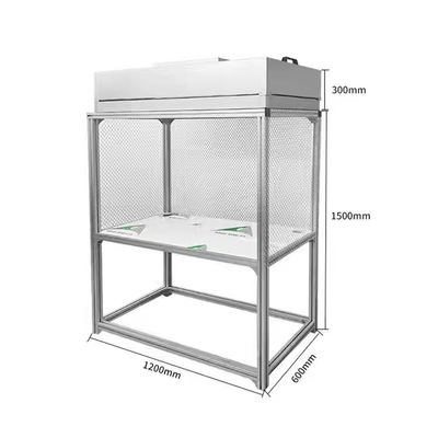 HEPA Laminar Air Flow Bench Vertical Cabinet 1200m³/H For Mushroom Workshop