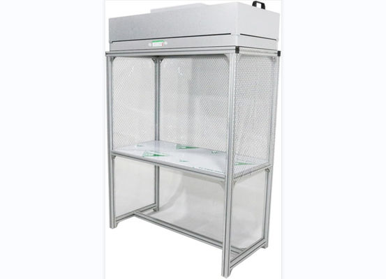 Stainless Steel/Aluminum Work Surface Laminar Flow Hood Lab 1000-1200m3/h Fluorescent Lighting