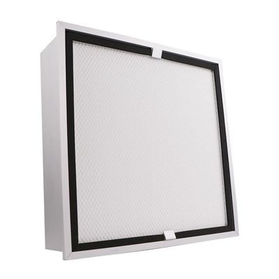 Semiconductor Laboratory Medical Food Liquid Tank HEPA Air Filter Aluminum Frame With Anti Static Spray Paint Guard