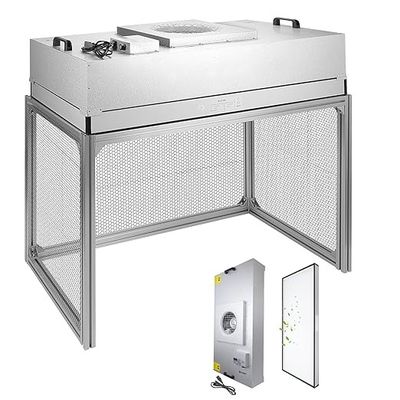 HEPA H14 Air Filter Class 100 Vertical/Horizontal Laminar Clean Bench With Automatic Blowing
