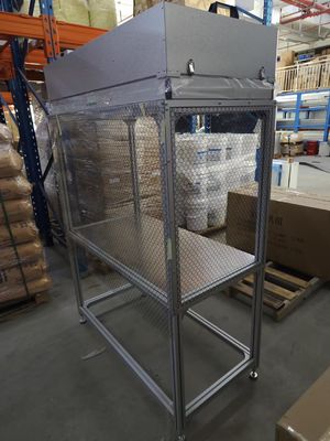 Clean Bench Fluorescent Lighting Laminar Air Flow Class 100 Cleanliness 1000-1200m3/H Air Volume