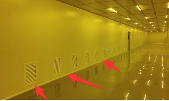 Modular Stainless Steel Clean Room for Hospital Manufacturing Continuous Monitoring