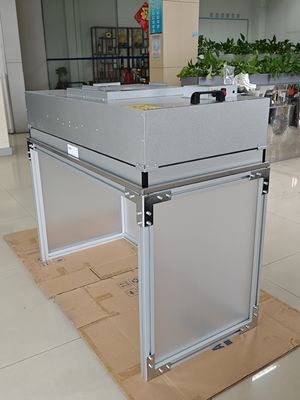 Stainless Steel Work Surface Laminar Flow Hood Vertical Air Flow for Sterile Work Area