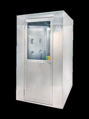 Electromagnetic Lock Cleanroom Air Shower High Cleanliness Stainless Steel Nozzle 99.99% Cleanliness