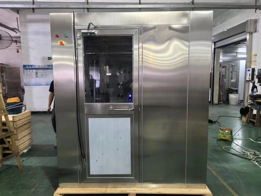 Industrial Dust Free Goods Air Shower With Sole Cleaner Machine