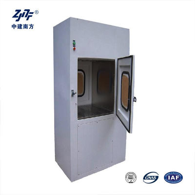 quality Control System Cleanroom Pass Box Electronically Interlocked Doors 4 Nozzles and Workflow Optimization factory