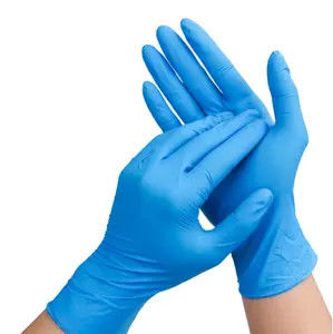 Oil Resistance Cleanroom Nitrile Gloves , Chemical Corrosion Resistance, Low Allergenicity, Smooth Surface