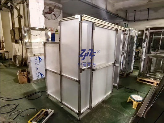 Pharmaceutical Manufacturing Clean Room Booth Energy and Sterile Conditions with Non-Contact Speed Sensors