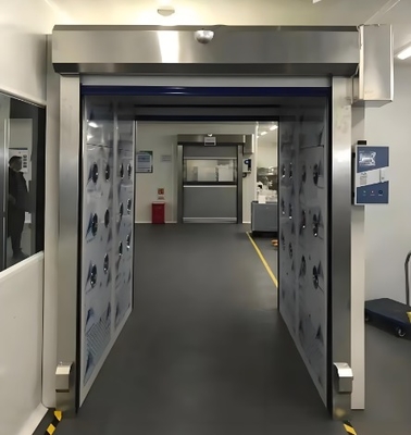 Stainless Steel Cargo Air Shower For Semiconductor Pharmaceutical Medical clean room accessories