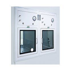 Customizable Dual-Door Cleanroom Pass Box with UV Light