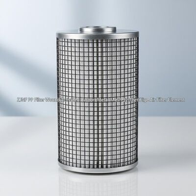 ZJNF PP Filter Wound Activated Carbon Metal Mesh Synthetic Fiber Cartridge Air Filter Element For Air Purifier