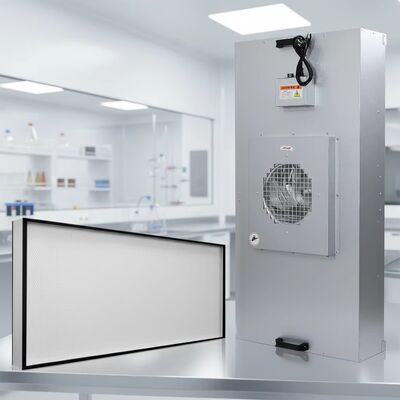 H14 HEPA Fan Filter Unit with 99.99% Efficiency SUS304 Stainless Steel and Three-Speed Control for Cleanrooms